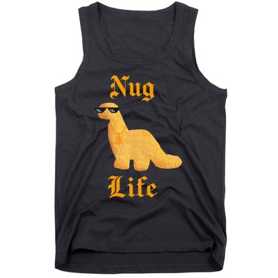 Nug Life Dino Nuggs Dino Chicken Nuggets Dinosaur Nugget Tank Top