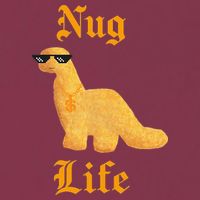 Nug Life Dino Nuggs Dino Chicken Nuggets Dinosaur Nugget 16oz Travel Tumbler