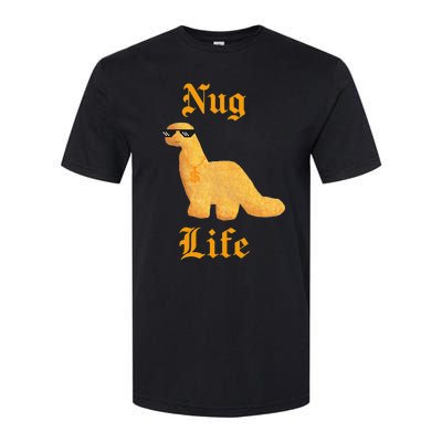 Nug Life Dino Nuggs Dino Chicken Nuggets Dinosaur Nugget Softstyle® CVC T-Shirt