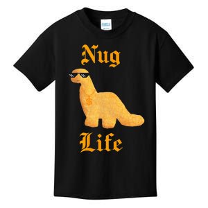 Nug Life Dino Nuggs Dino Chicken Nuggets Dinosaur Nugget Kids T-Shirt