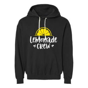 National Lemonade Day Lemon Juice Lemonade Crew Gift Garment-Dyed Fleece Hoodie