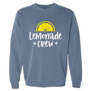 National Lemonade Day Lemon Juice Lemonade Crew Gift Garment-Dyed Sweatshirt