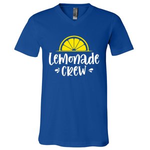 National Lemonade Day Lemon Juice Lemonade Crew Gift V-Neck T-Shirt