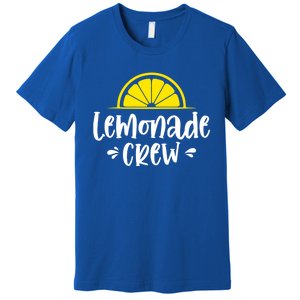 National Lemonade Day Lemon Juice Lemonade Crew Gift Premium T-Shirt