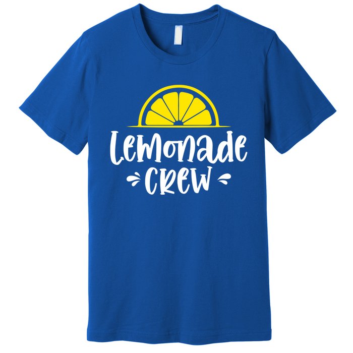 National Lemonade Day Lemon Juice Lemonade Crew Gift Premium T-Shirt