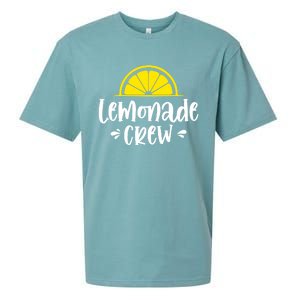 National Lemonade Day Lemon Juice Lemonade Crew Gift Sueded Cloud Jersey T-Shirt