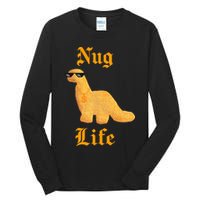 Nug Life Dino Nuggs Dino Chicken Nuggets Dinosaur Nugget Tall Long Sleeve T-Shirt
