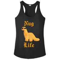 Nug Life Dino Nuggs Dino Chicken Nuggets Dinosaur Nugget Ladies PosiCharge Competitor Racerback Tank