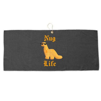 Nug Life Dino Nuggs Dino Chicken Nuggets Dinosaur Nugget Large Microfiber Waffle Golf Towel