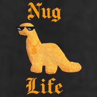 Nug Life Dino Nuggs Dino Chicken Nuggets Dinosaur Nugget Trucker Hat