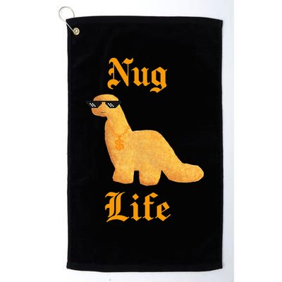 Nug Life Dino Nuggs Dino Chicken Nuggets Dinosaur Nugget Golf Towel
