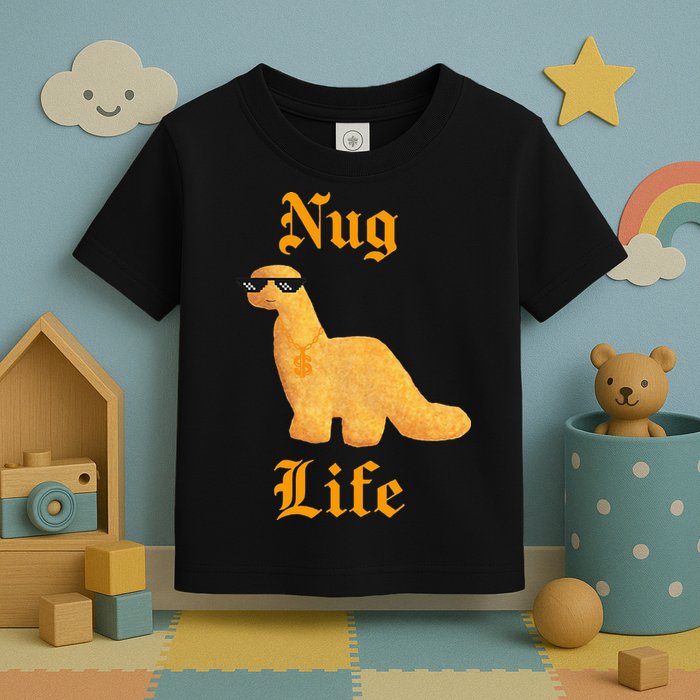 Nug Life Dino Nuggs Dino Chicken Nuggets Dinosaur Nugget Toddler T-Shirt