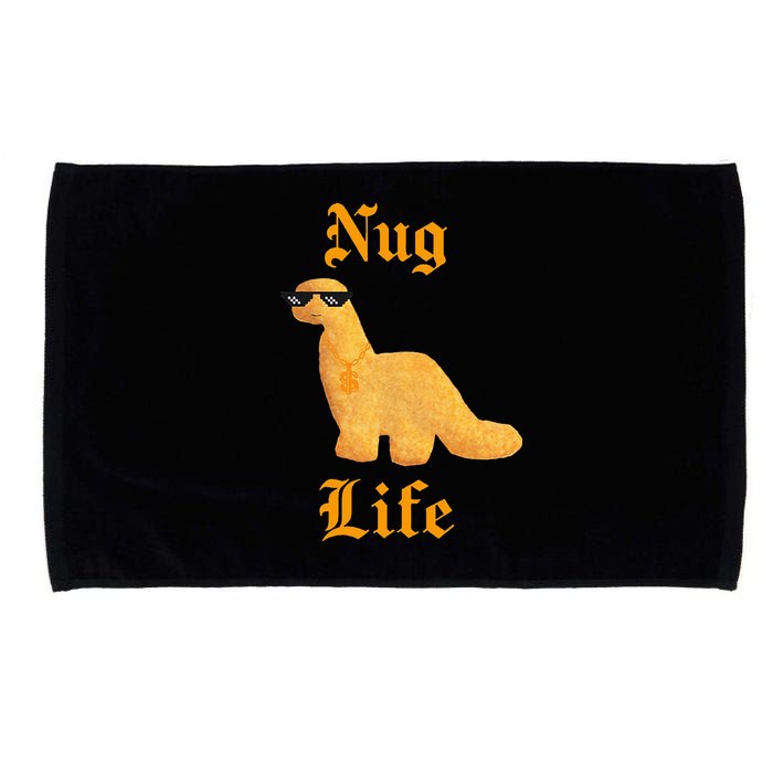 Nug Life Dino Nuggs Dino Chicken Nuggets Dinosaur Nugget Microfiber Hand Towel