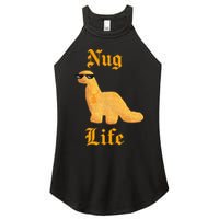 Nug Life Dino Nuggs Dino Chicken Nuggets Dinosaur Nugget Women's Perfect Tri Rocker Tank