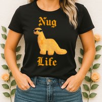 Nug Life Dino Nuggs Dino Chicken Nuggets Dinosaur Nugget Womens T-Shirt