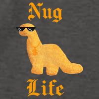 Nug Life Dino Nuggs Dino Chicken Nuggets Dinosaur Nugget Vector Backpack