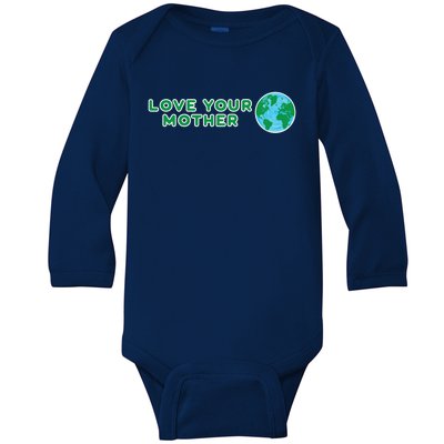 Nature Lovers Earth Day Environtal Gift And Gift Baby Long Sleeve Bodysuit