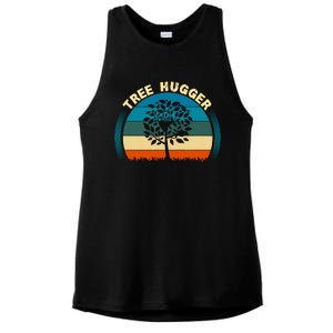 Nature Lovers Earth Environmentalist Tree Hugger Sunset Ladies PosiCharge Tri-Blend Wicking Tank