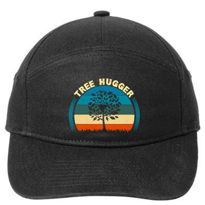 Nature Lovers Earth Environmentalist Tree Hugger Sunset 7-Panel Snapback Hat