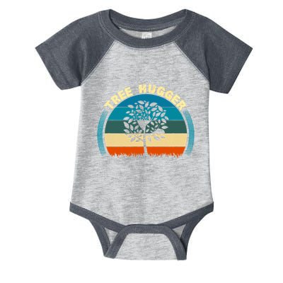 Nature Lovers Earth Environmentalist Tree Hugger Sunset Infant Baby Jersey Bodysuit