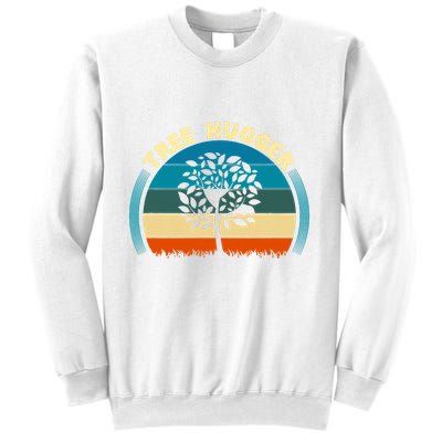 Nature Lovers Earth Environmentalist Tree Hugger Sunset Sweatshirt