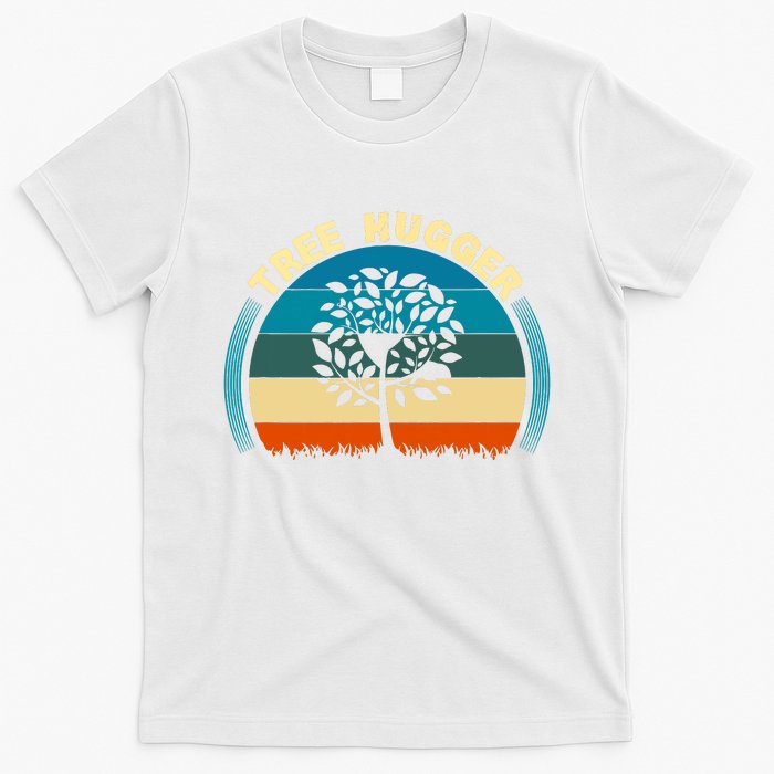 Nature Lovers Earth Environmentalist Tree Hugger Sunset T-Shirt