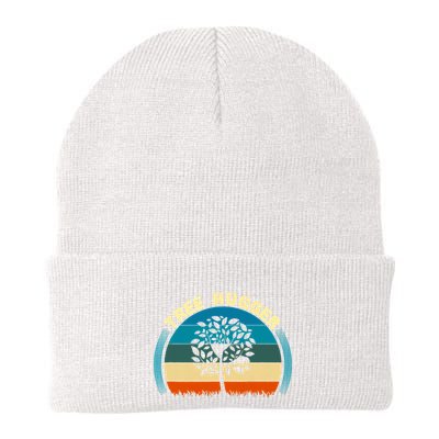 Nature Lovers Earth Environmentalist Tree Hugger Sunset Beanie