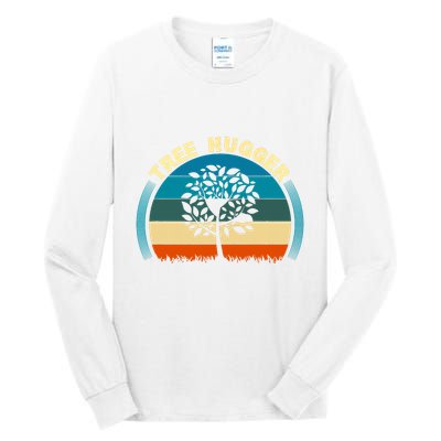 Nature Lovers Earth Environmentalist Tree Hugger Sunset Tall Long Sleeve T-Shirt