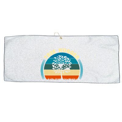 Nature Lovers Earth Environmentalist Tree Hugger Sunset Large Microfiber Waffle Golf Towel