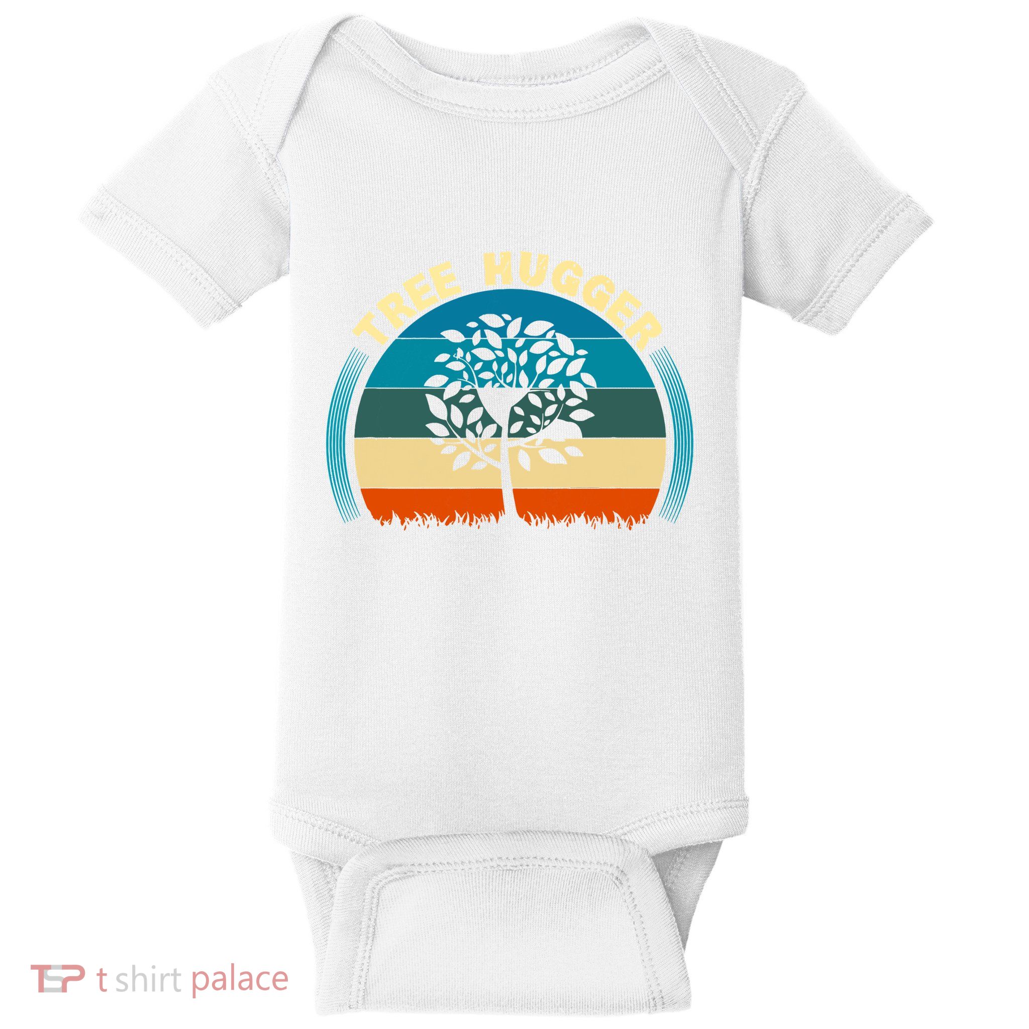Nature Lovers Earth Environmentalist Tree Hugger Sunset Baby Bodysuit