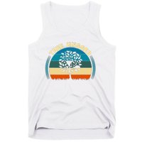 Nature Lovers Earth Environmentalist Tree Hugger Sunset Tank Top