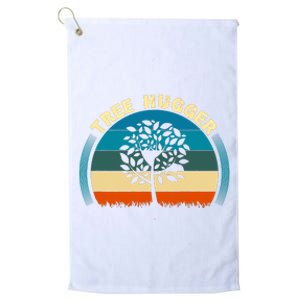 Nature Lovers Earth Environmentalist Tree Hugger Sunset Platinum Collection Golf Towel