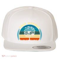 Nature Lovers Earth Environmentalist Tree Hugger Sunset Wool Snapback Cap
