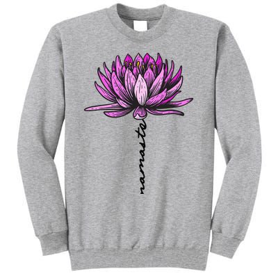 Namaste Lotus Flower Spiritual Yoga Meditation Gift Tall Sweatshirt