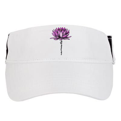Namaste Lotus Flower Spiritual Yoga Meditation Gift Adult Drive Performance Visor
