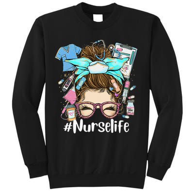 Nurse Life Funny Nurse Gifts Nurselife LPN CNA Nursing Sweatshirt