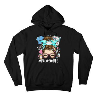 Nurse Life Funny Nurse Gifts Nurselife LPN CNA Nursing Tall Hoodie