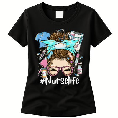 Nurse Life Funny Nurse Gifts Nurselife LPN CNA Nursing Womens T-Shirt