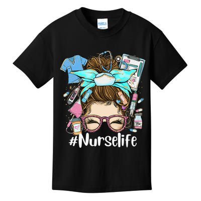 Nurse Life Funny Nurse Gifts Nurselife LPN CNA Nursing Kids T-Shirt