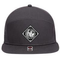 Negro Leagues First Night Game 7 Panel Mesh Trucker Snapback Hat