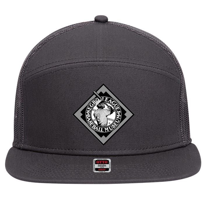 Negro Leagues First Night Game 7 Panel Mesh Trucker Snapback Hat