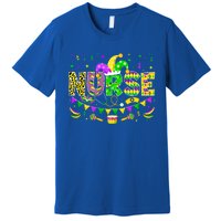 Nurse Lover Funny Mardi Gras Carnival Party Gift Premium T-Shirt