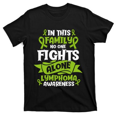 Non-Hodgkin Lymphoma Family Support Cancer Awareness T-Shirt