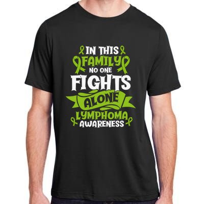 Non-Hodgkin Lymphoma Family Support Cancer Awareness Adult ChromaSoft Performance T-Shirt