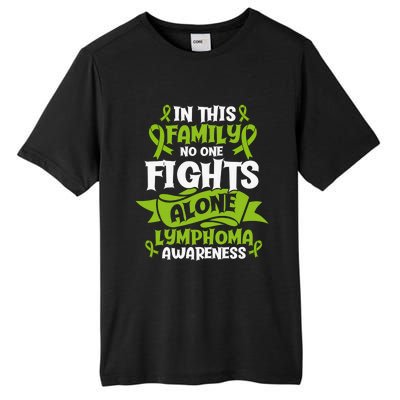 Non-Hodgkin Lymphoma Family Support Cancer Awareness Tall Fusion ChromaSoft Performance T-Shirt