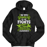 Non-Hodgkin Lymphoma Family Support Cancer Awareness Tie Dye Hoodie