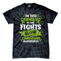 Non-Hodgkin Lymphoma Family Support Cancer Awareness Tie-Dye T-Shirt