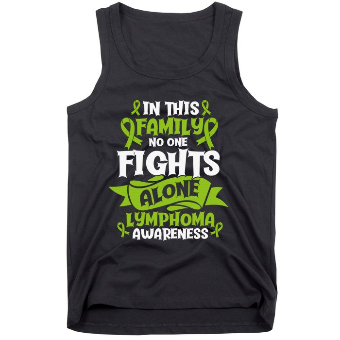 Non-Hodgkin Lymphoma Family Support Cancer Awareness Tank Top