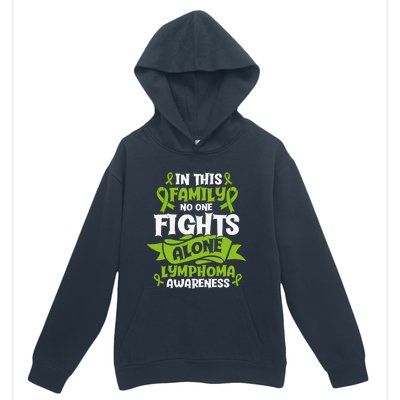 Non-Hodgkin Lymphoma Family Support Cancer Awareness Urban Pullover Hoodie