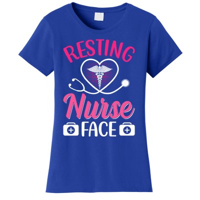 Nurse Lovers Funny Gift Resting Nurse Face Gift Women's T-Shirt